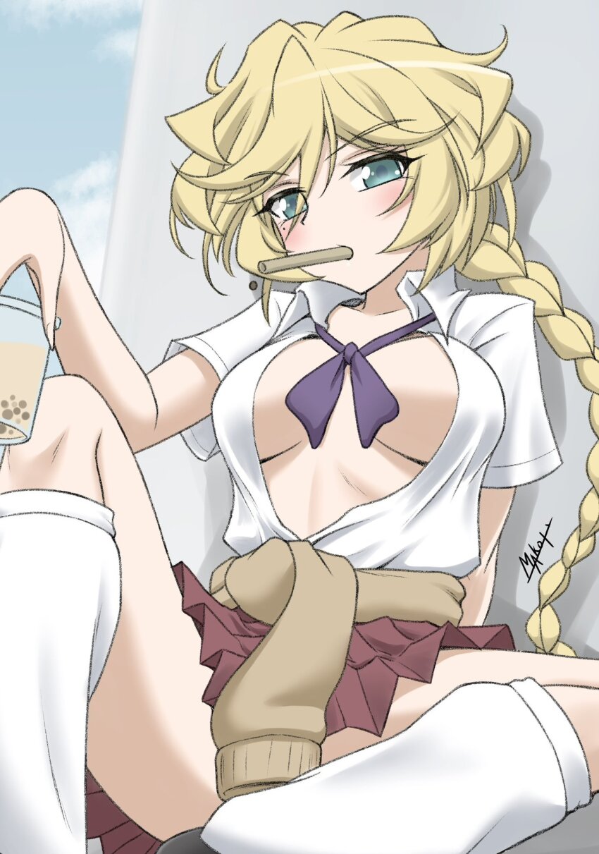 Carol Malus Dienheim (Senki Zesshou Symphogear) Rule 34 Image