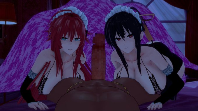 Akeno Himejima (High School Dxd) Rule 34 Image