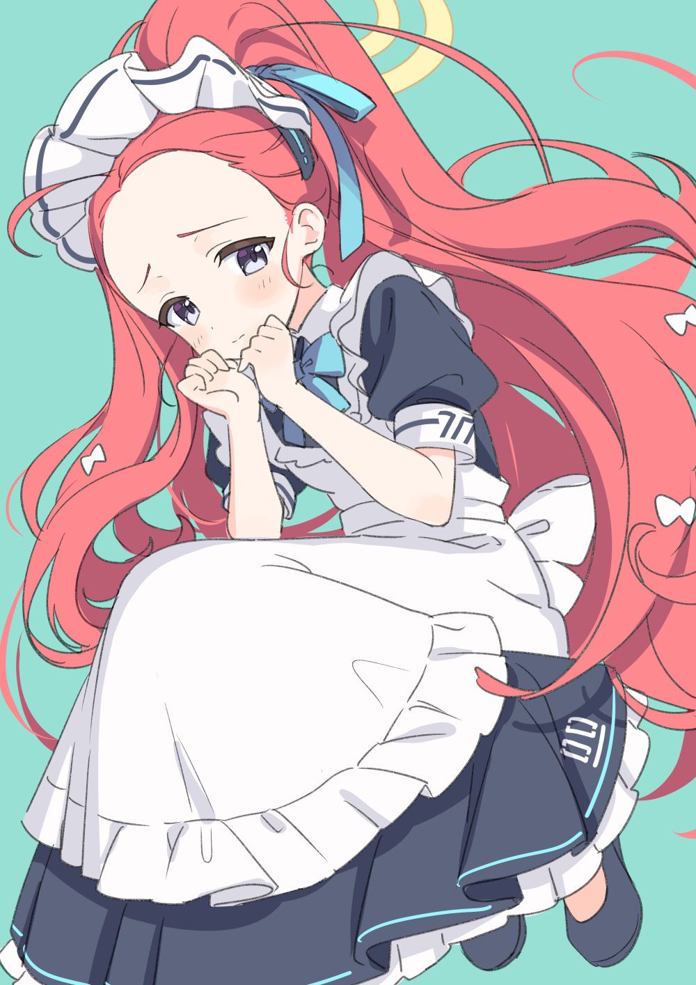 Yuzu (Maid) (Blue Archive) Rule 34 Image