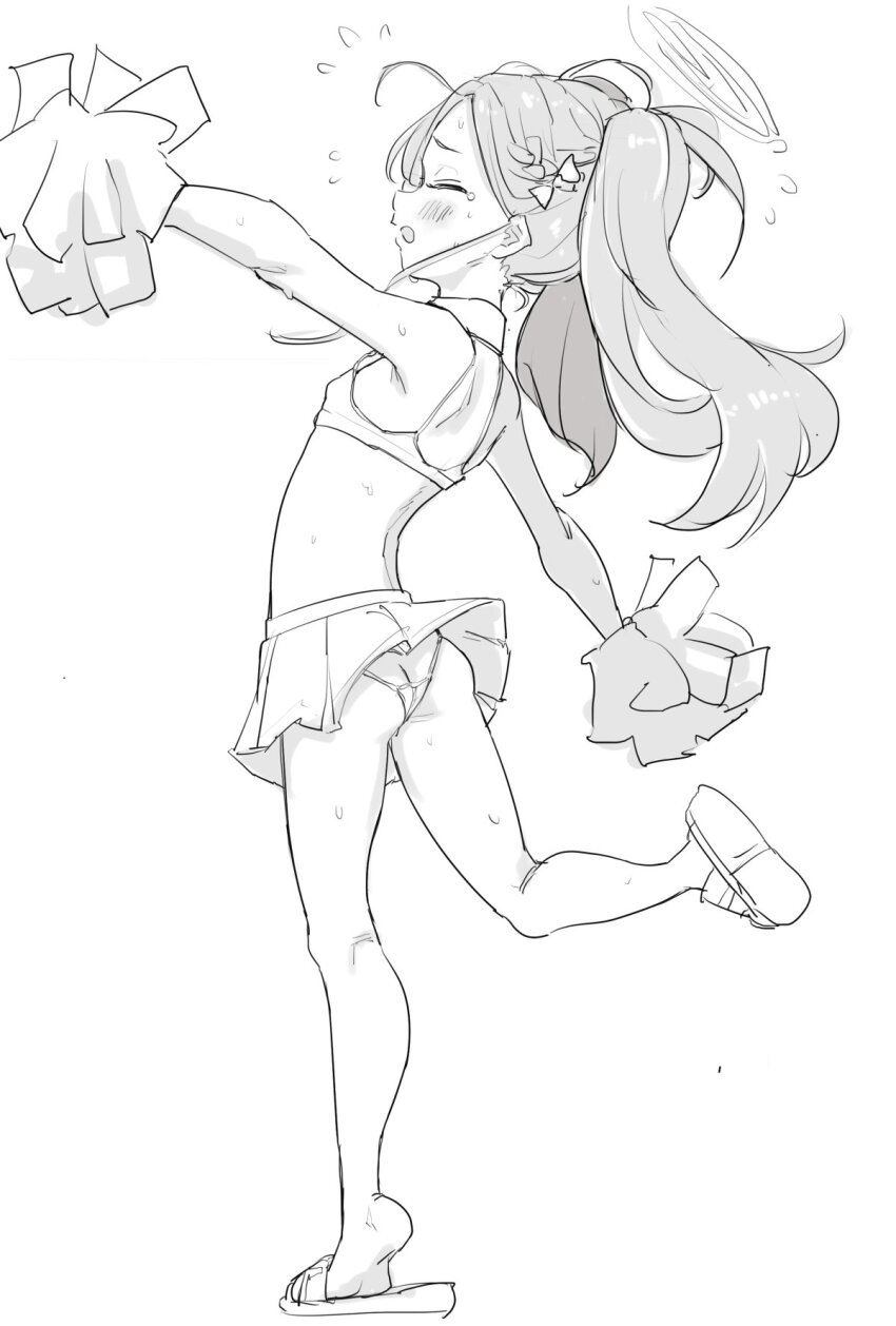 Millennium Cheerleader Outfit (Blue Archive) Rule 34 Image