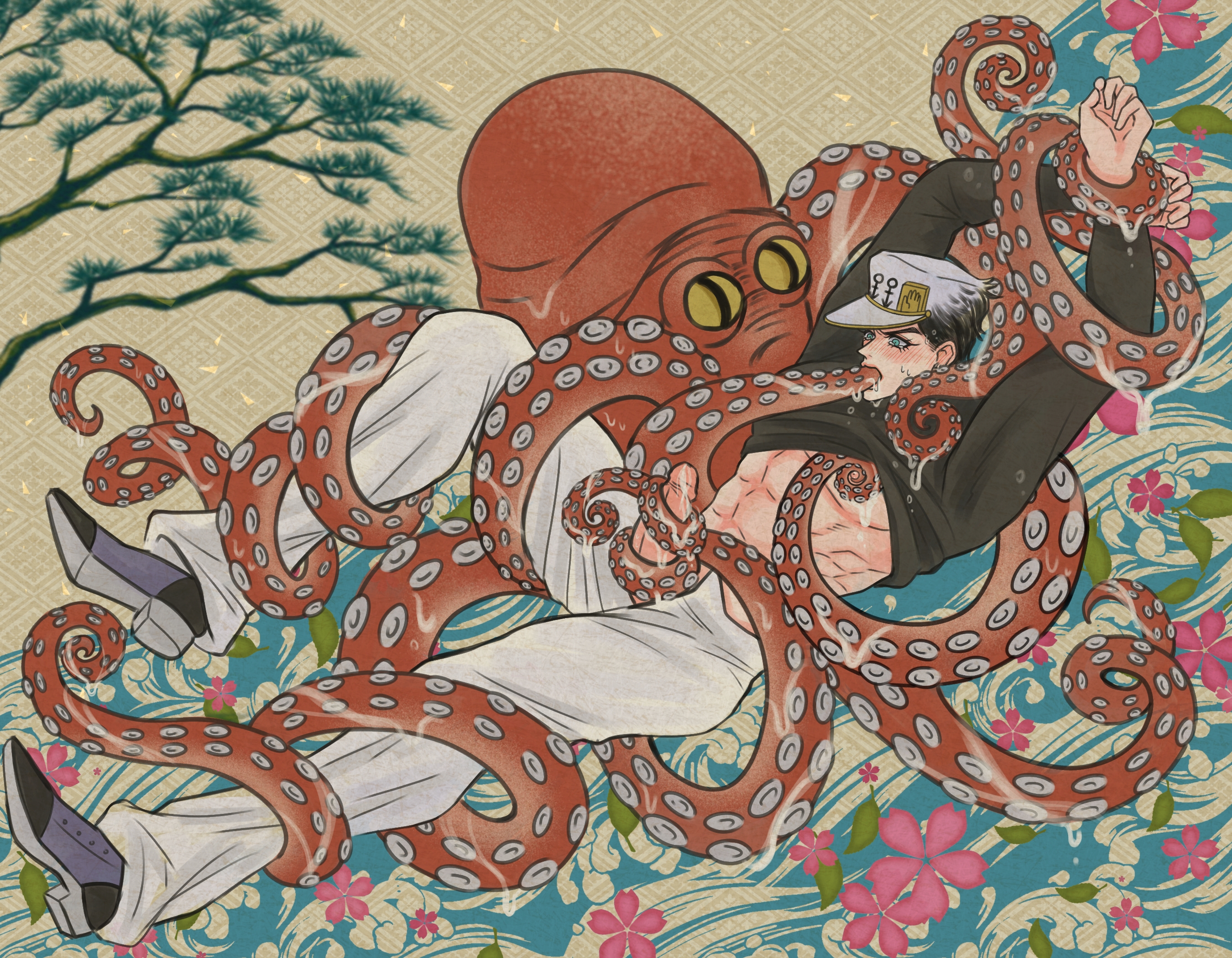 Jotaro Kujo (Diamond Is Unbreakable) Rule 34 Image