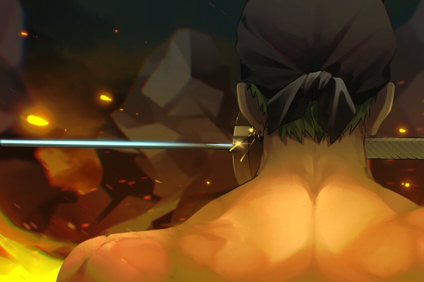 Roronoa Zoro (One Piece) Rule 34 Image