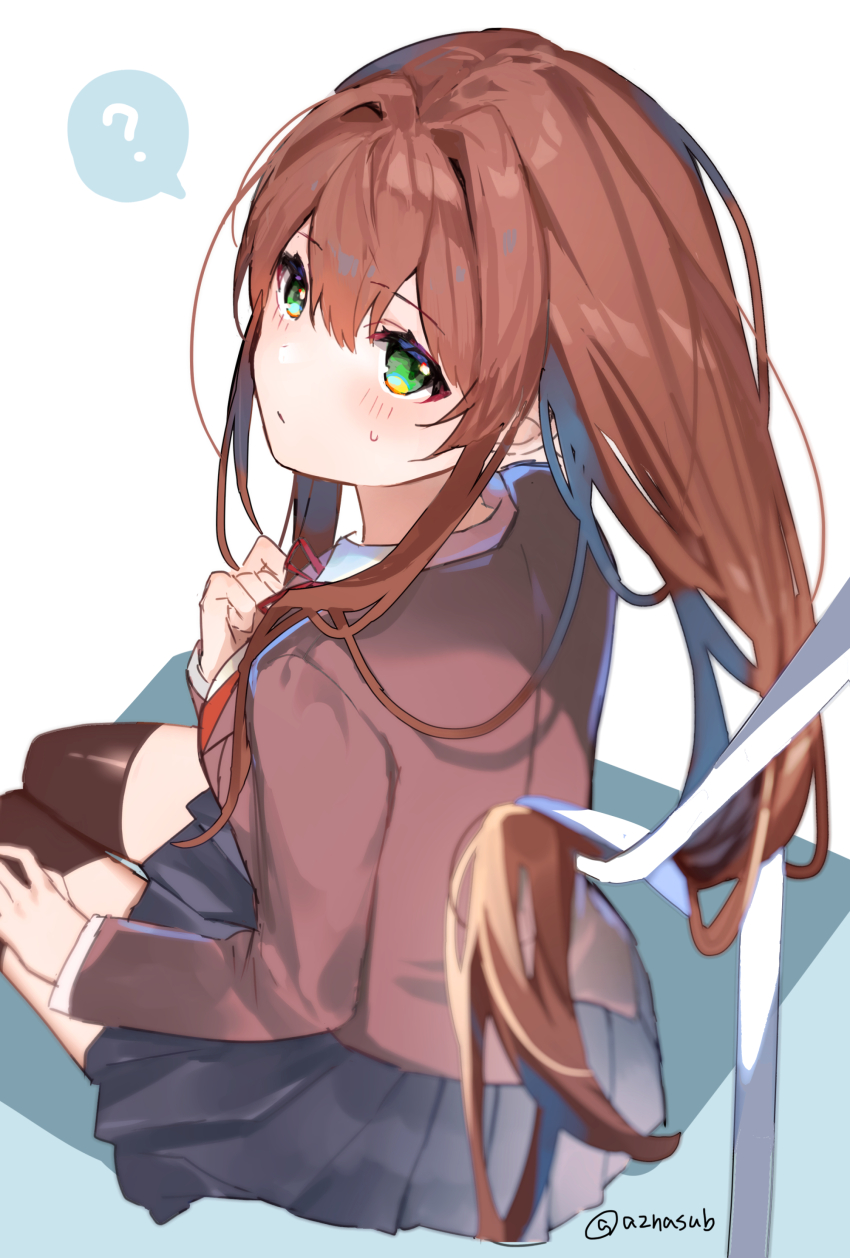 Monika (Doki Doki Literature Club) Rule 34 Image