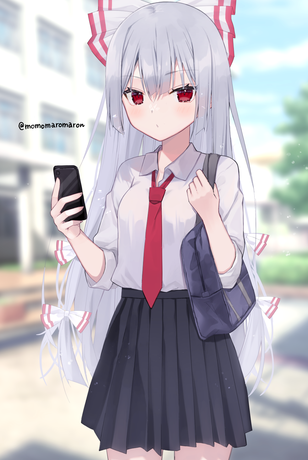 Fujiwara No Mokou (Touhou) Rule 34 Image