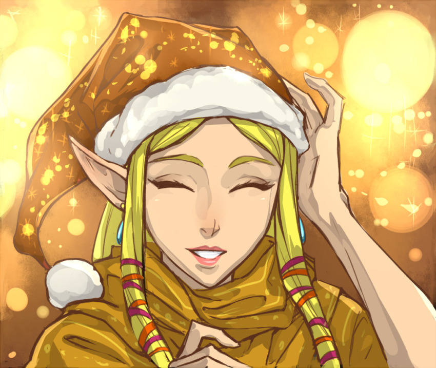 Princess Zelda (Christmas) Rule 34 Image