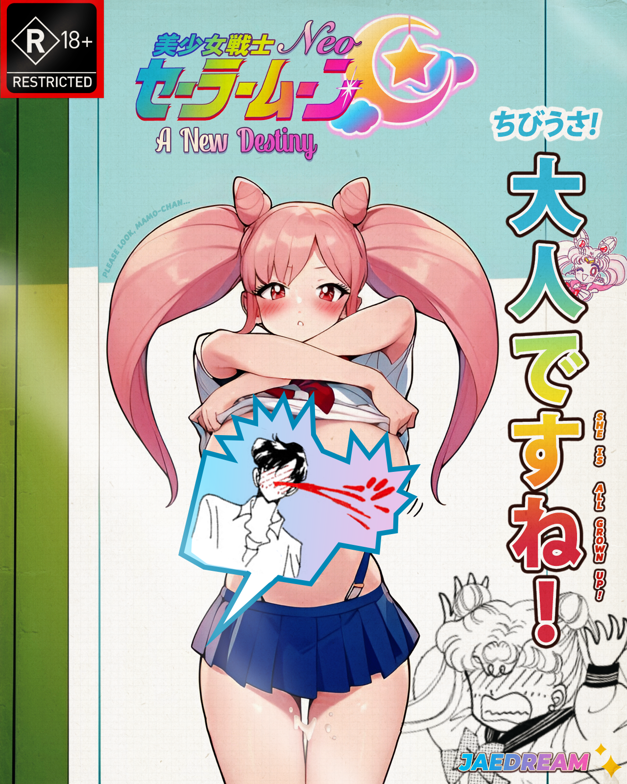 Chibi Usa (Bishoujo Senshi Sailor Moon) Rule 34 Image