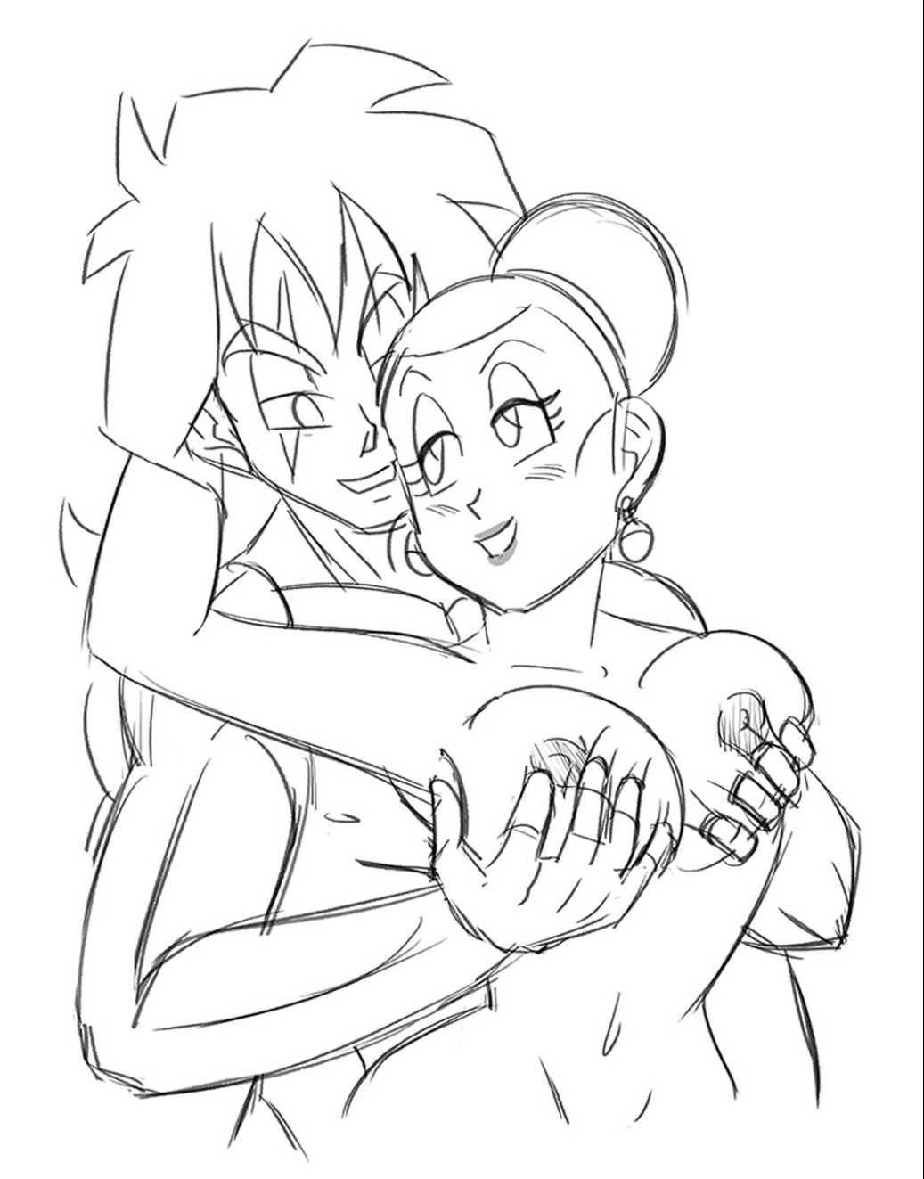 Chichi (Dragon Ball) Rule 34 Image