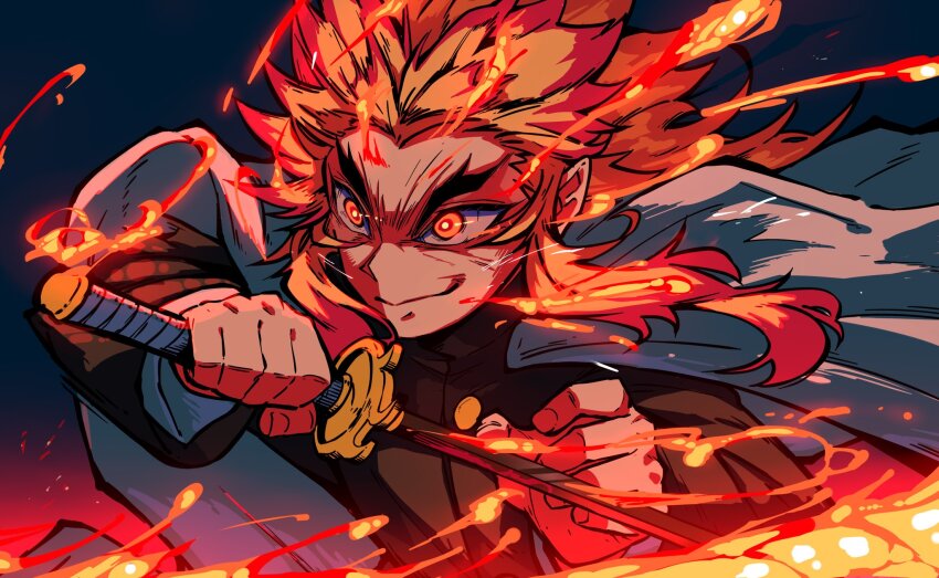 Rengoku Kyoujurou (Kimetsu No Yaiba) Rule 34 Image
