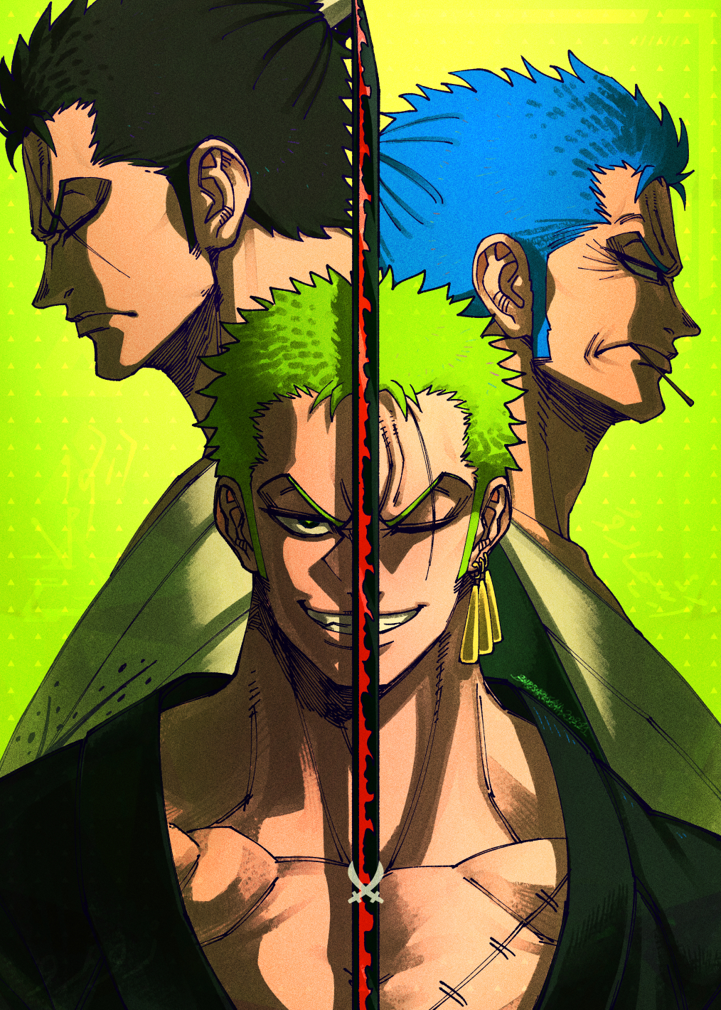 Roronoa Zoro (One Piece) Rule 34 Image