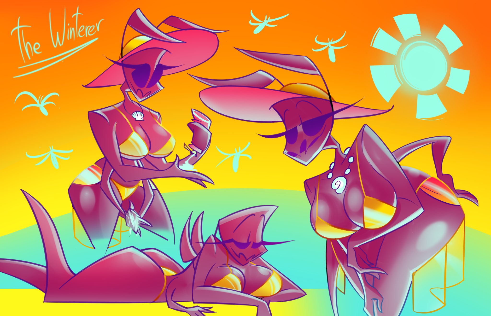 Roxie The American Cockroach (Thewinterer) Rule 34 Image