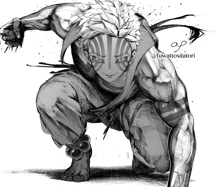 Akaza (Kimetsu No Yaiba) Rule 34 Image