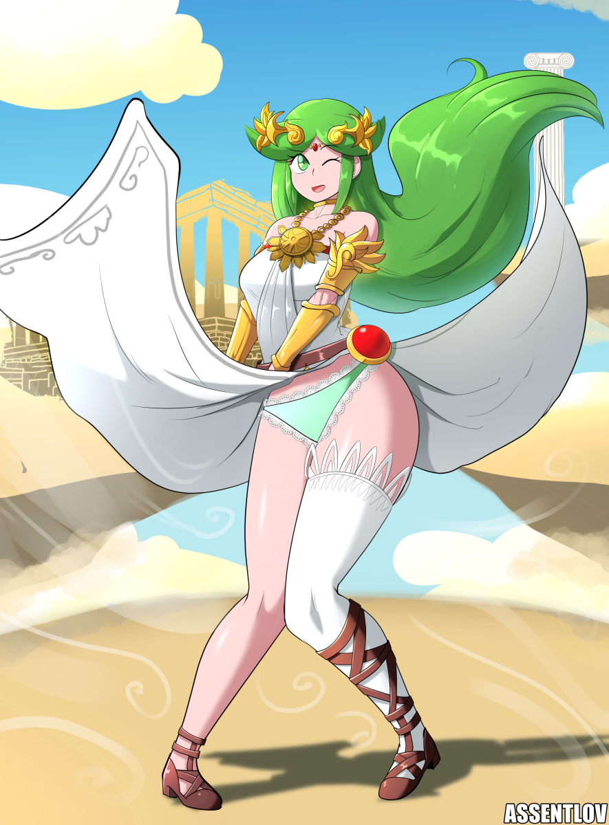 Palutena (Kid Icarus) Rule 34 Image
