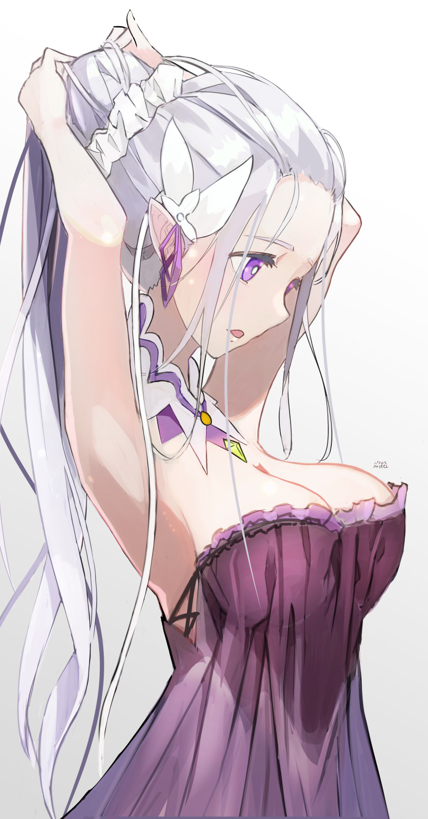 Emilia (Re:Zero) Rule 34 Image
