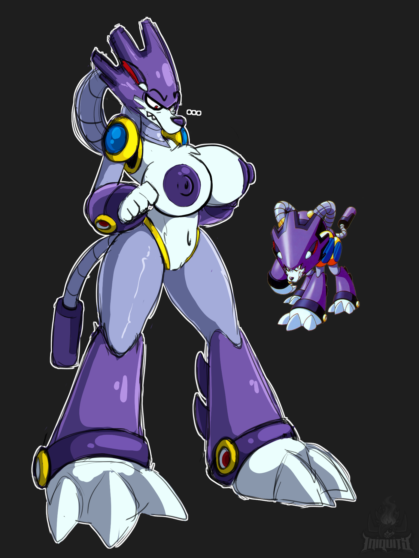 Treble (Mega Man) Rule 34 Image