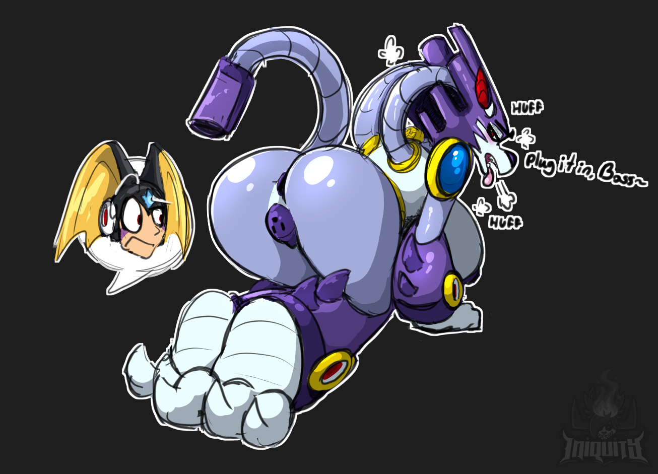 Bass (Mega Man) Rule 34 Image