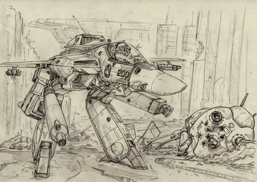 Choujikuu Yousai Macross Rule 34 Image