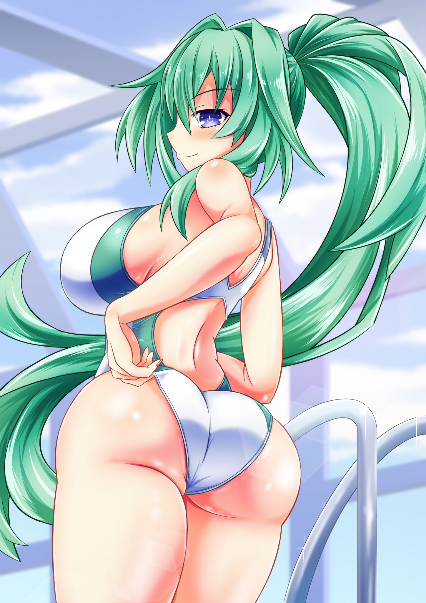 Green Heart (Neptunia (Series)) Rule 34 Image