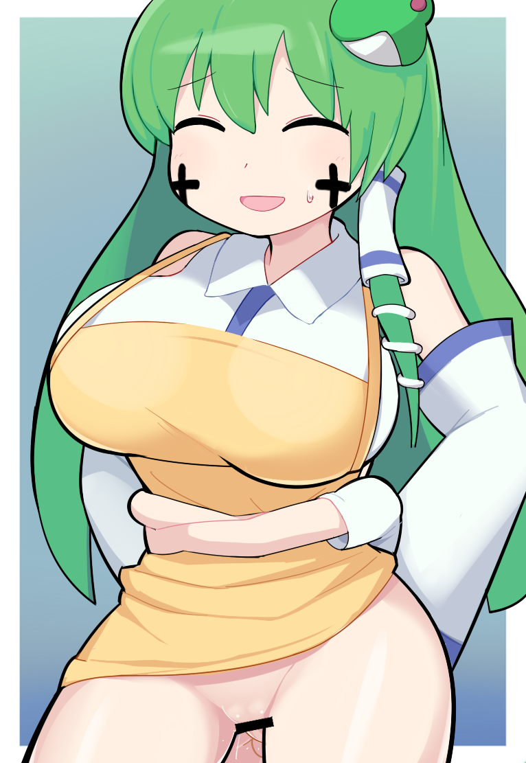 Kochiya Sanae (Cookie (Touhou)) Rule 34 Image