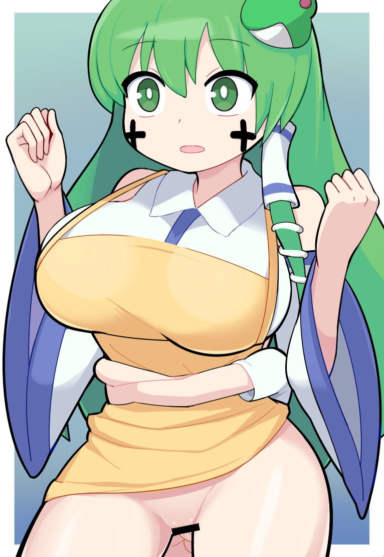 Kochiya Sanae (Cookie (Touhou)) Rule 34 Image