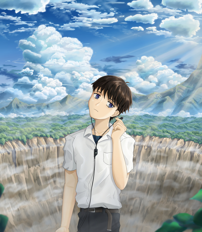 Ikari Shinji (Neon Genesis Evangelion) Rule 34 Image