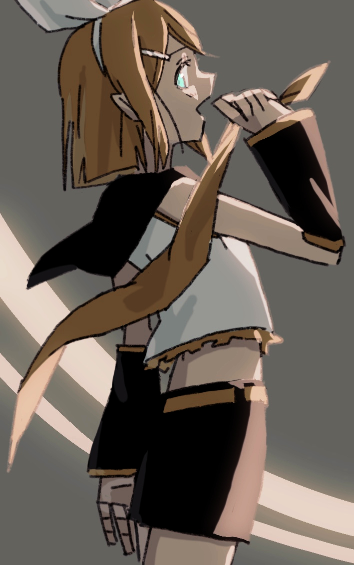 Kagamine Rin (Vocaloid) Rule 34 Image
