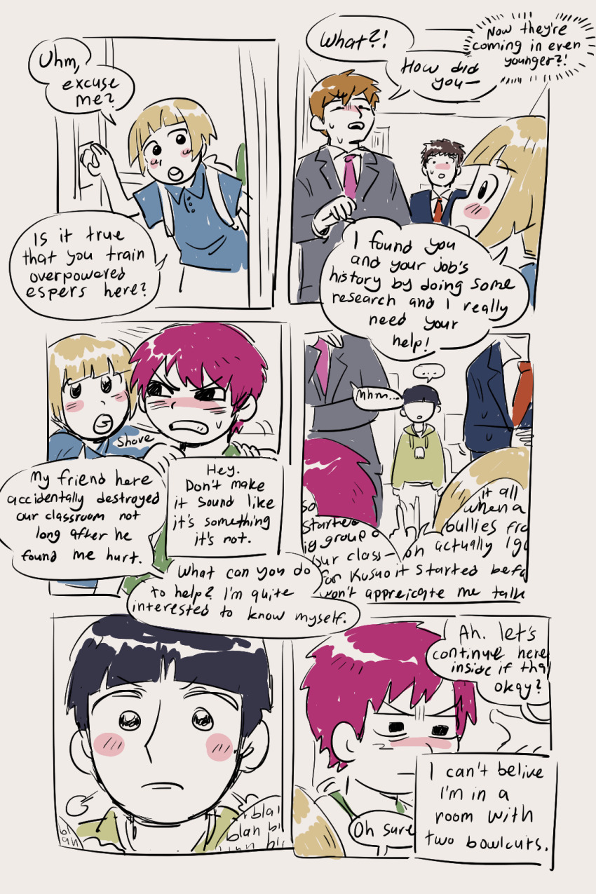 Saiki Kusuo (Mob Psycho 100) Rule 34 Image