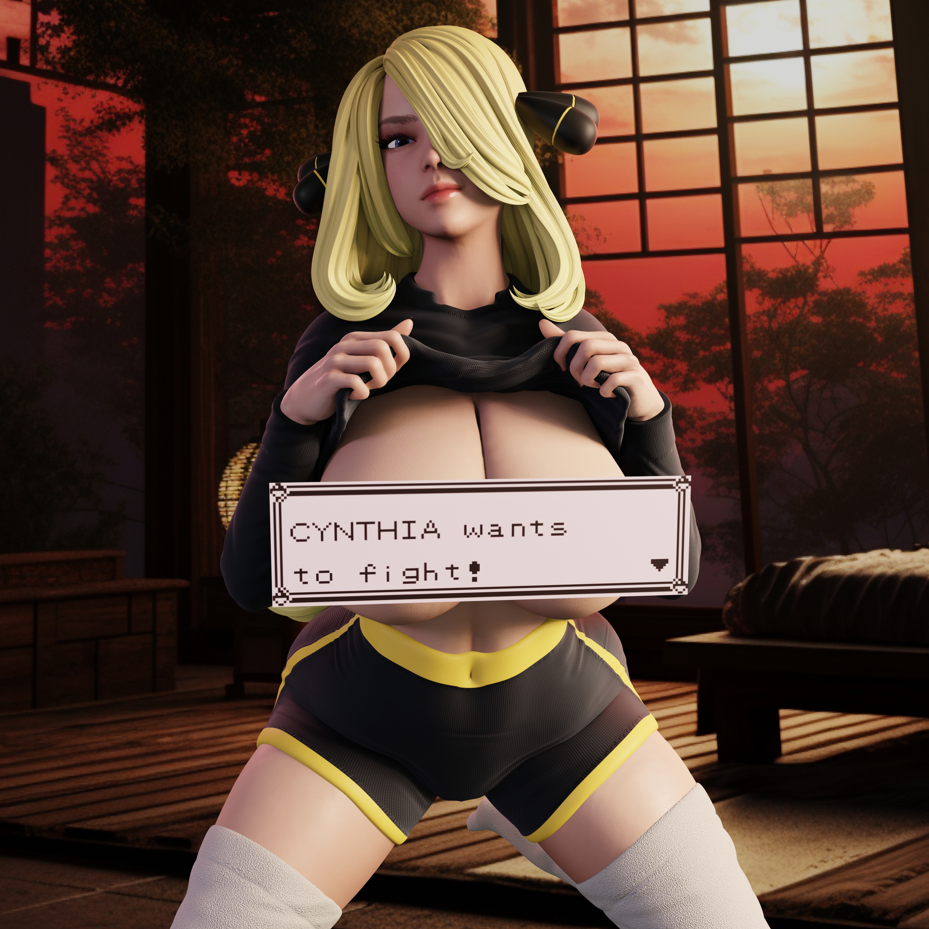 Cynthia (Pokemon) Rule 34 Image