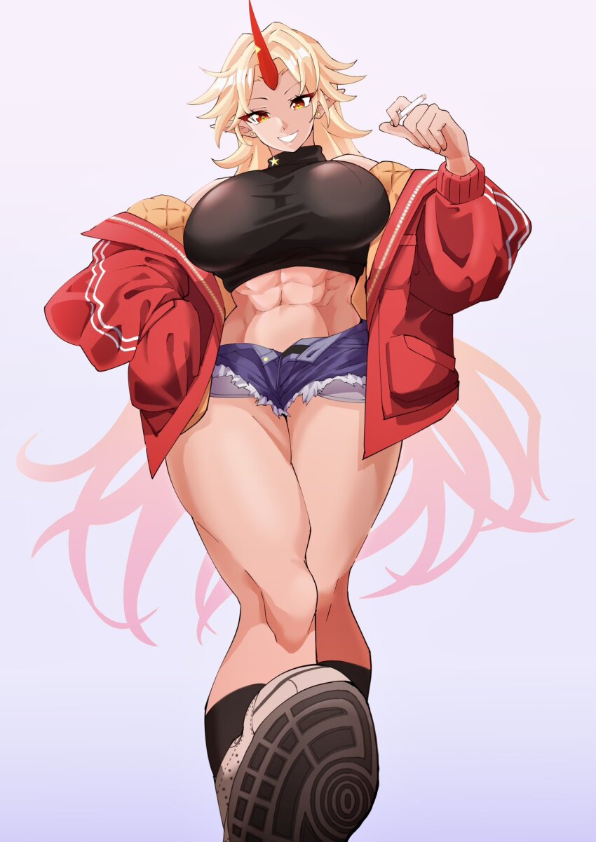 Hoshiguma Yuugi (Touhou) Rule 34 Image