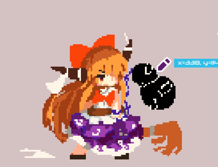Ibuki Suika (Touhou) Rule 34 Image