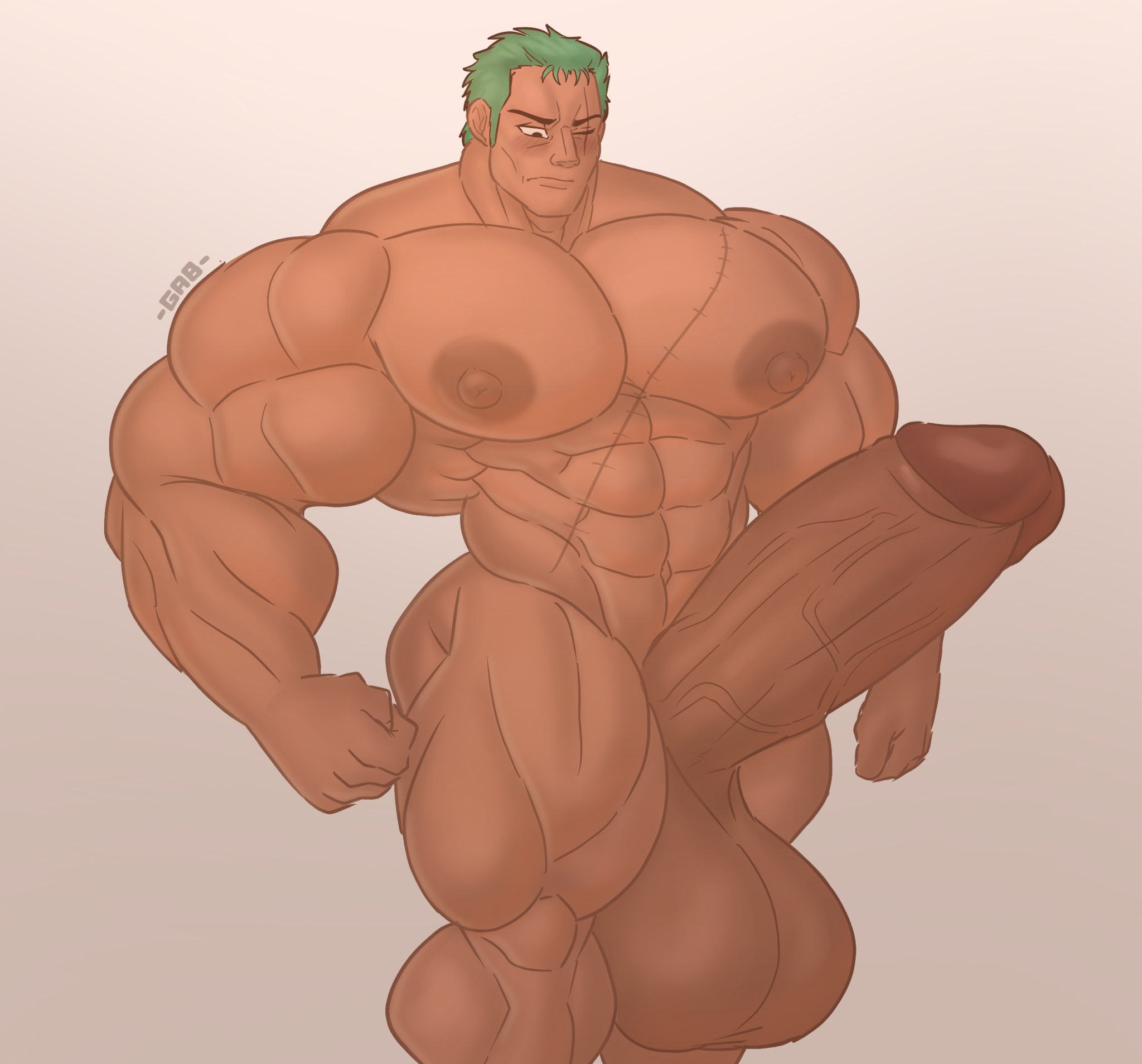 Roronoa Zoro (One Piece) Rule 34 Image