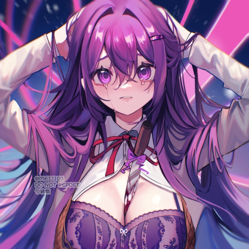 Yuri (Doki Doki Literature Club) Rule 34 Image