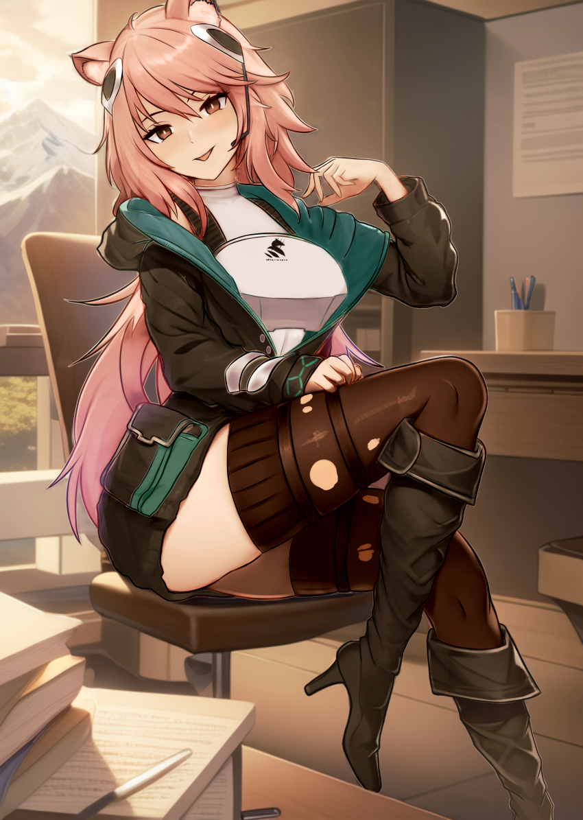 Gravel (Arknights) Rule 34 Image