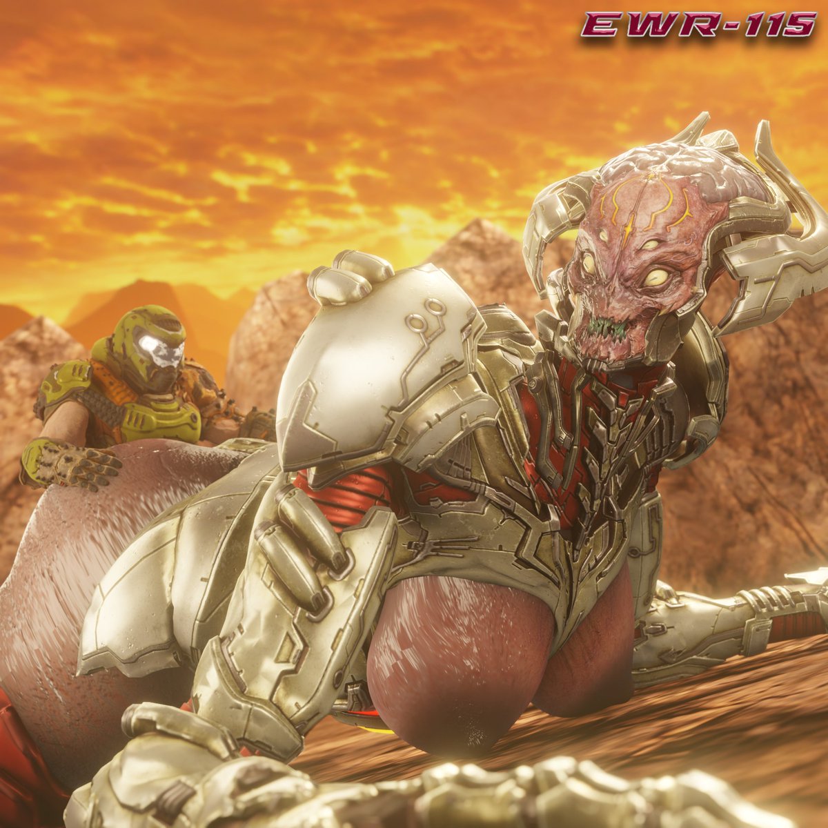 Doom Slayer (Doom) Rule 34 Image