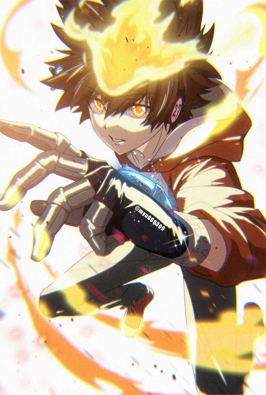 Sawada Tsunayoshi (Katekyo Hitman Reborn!) Rule 34 Image