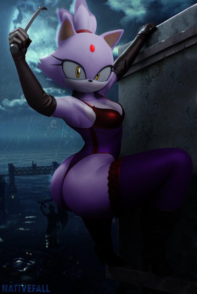 Blaze The Cat (Batman (Series)) Rule 34 Image