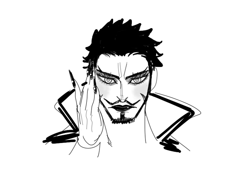 Dracule Mihawk (One Piece) Rule 34 Image