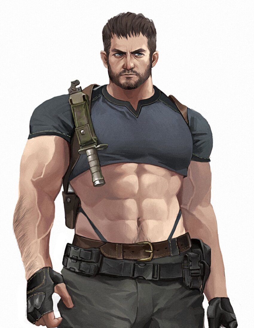 Chris Redfield (Resident Evil) Rule 34 Image