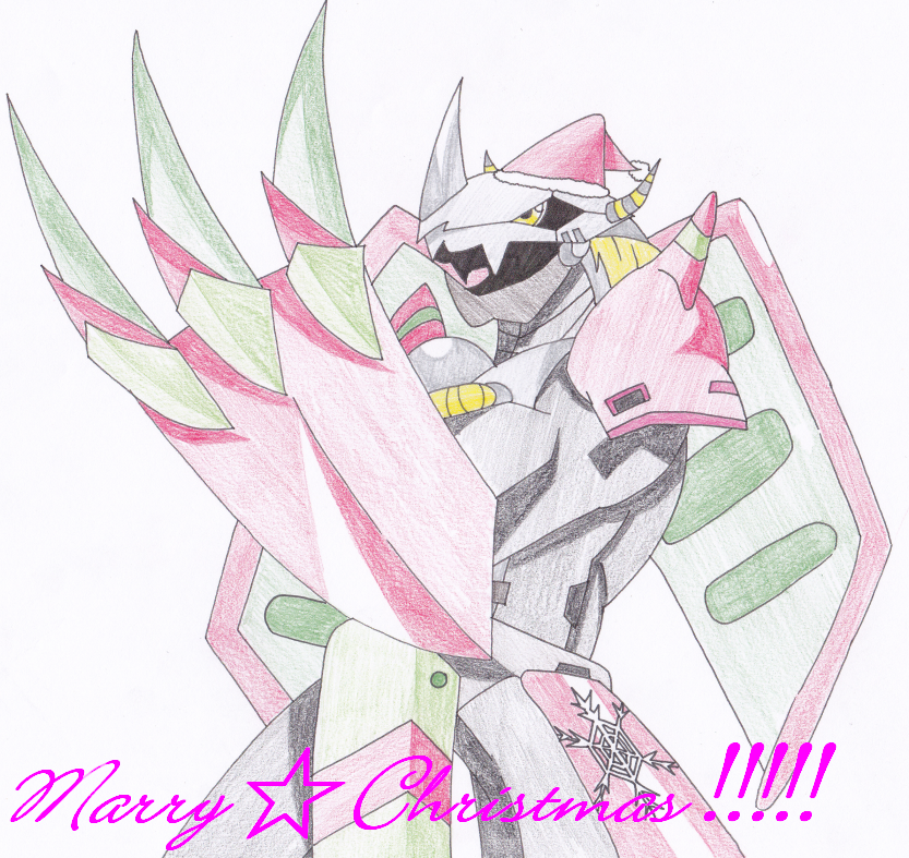 Wargreymon (Christmas) Rule 34 Image