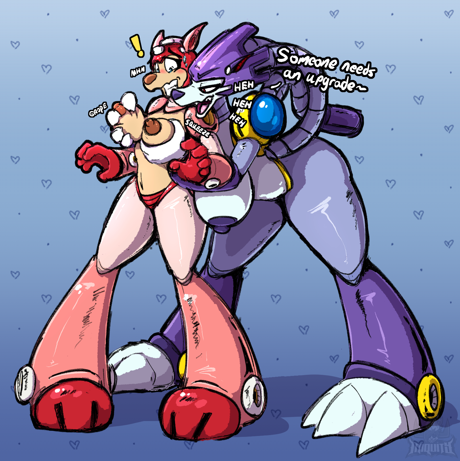 Rush (Mega Man) Rule 34 Image