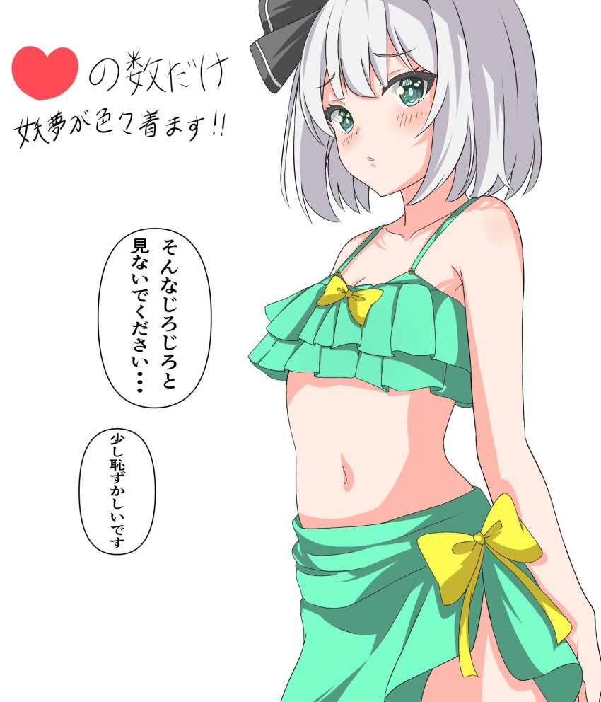 Konpaku Youmu (Touhou) Rule 34 Image