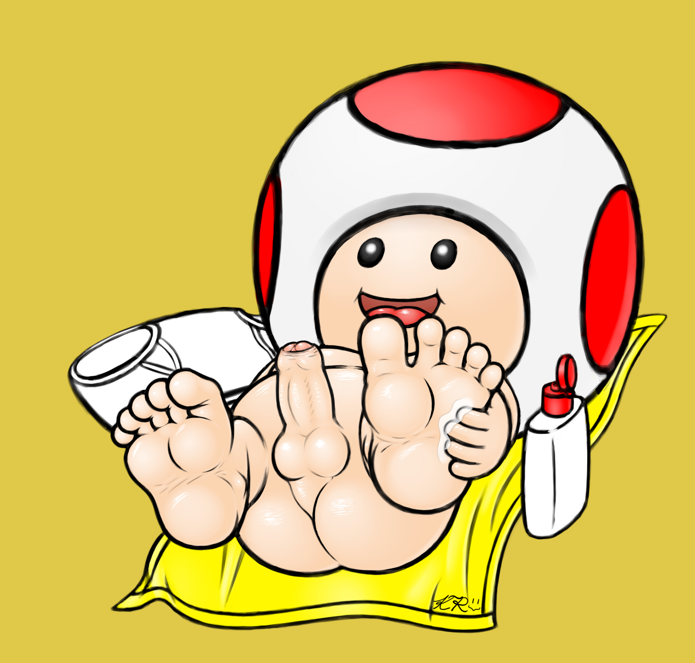 Toad (Mario) Rule 34 Image