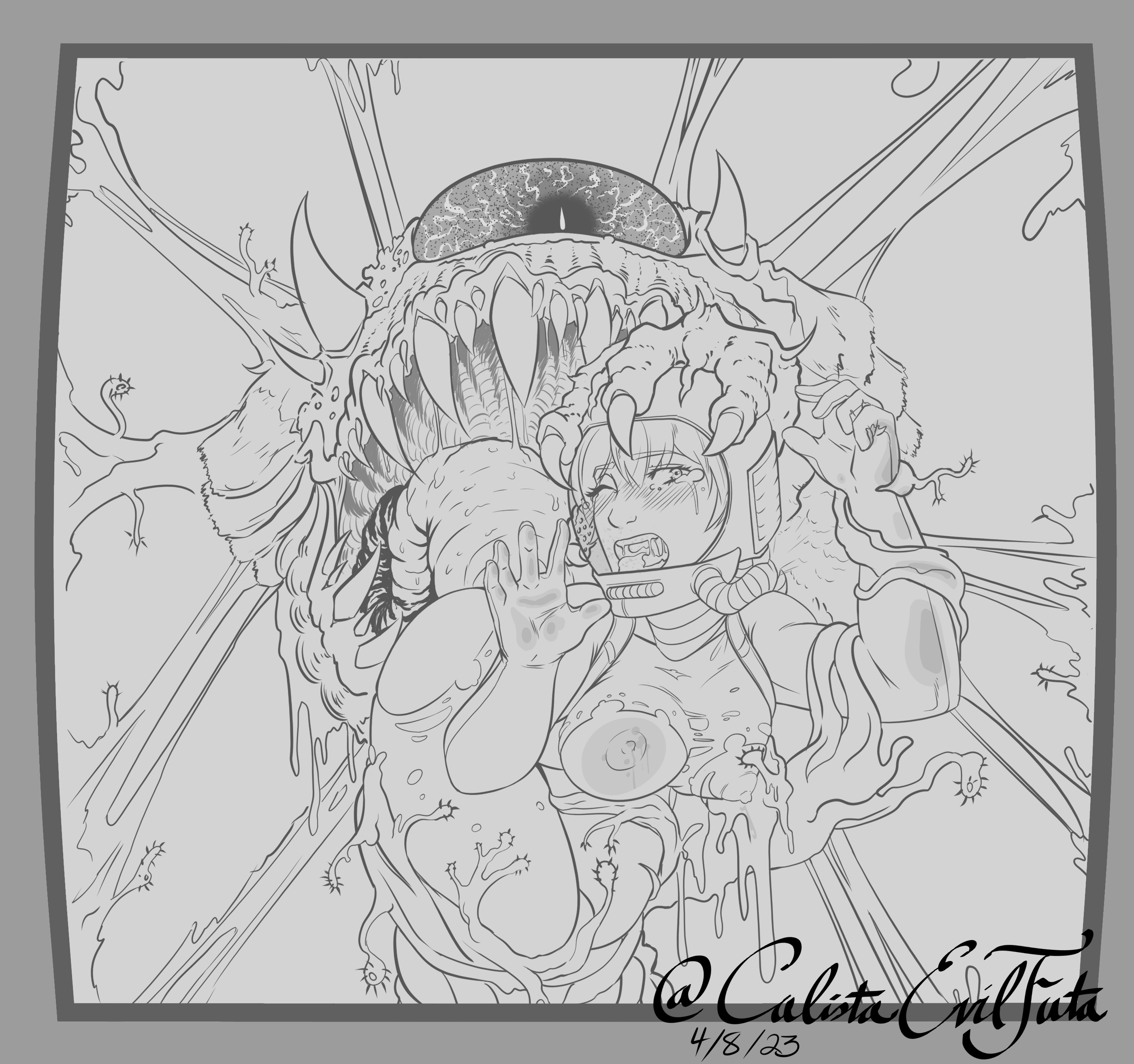 Cacodemon (Doom) Rule 34 Image