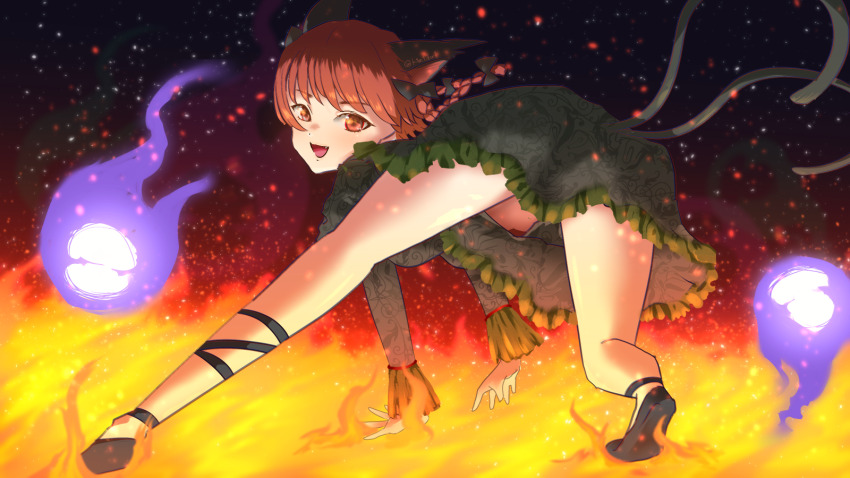 Kaenbyou Rin (Touhou) Rule 34 Image
