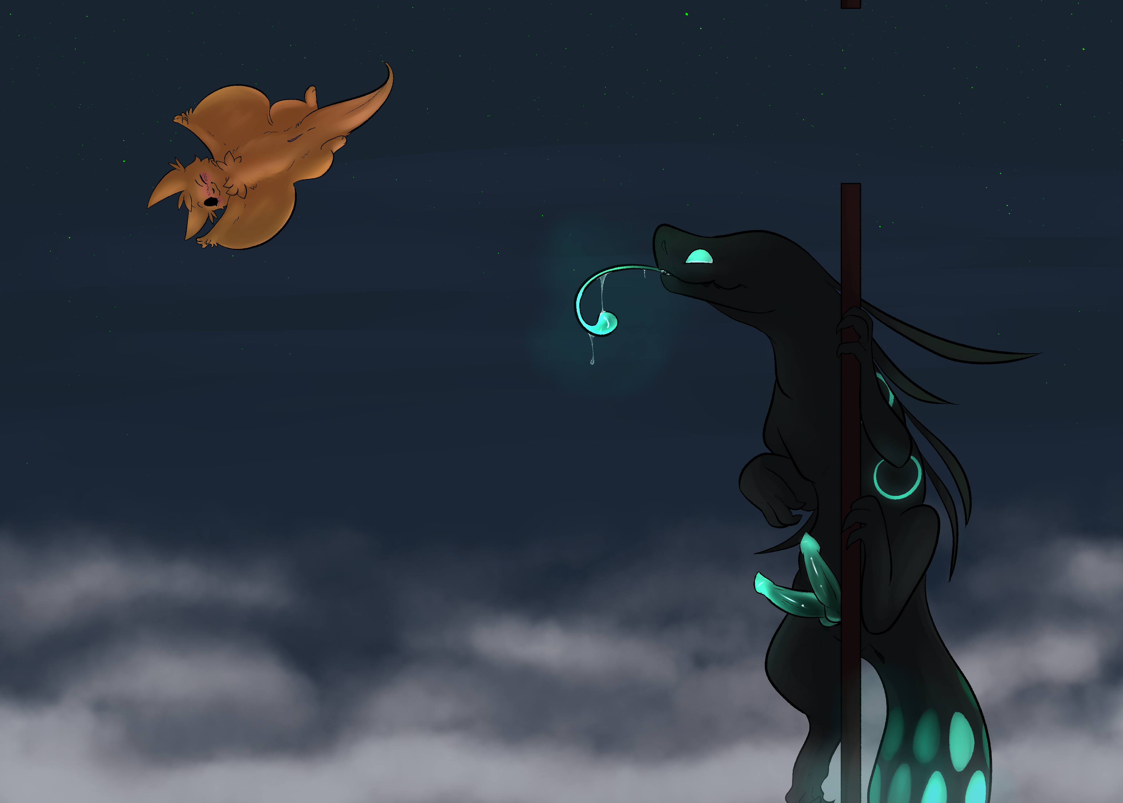 Cyan Lizard (Rain World) Rule 34 Image