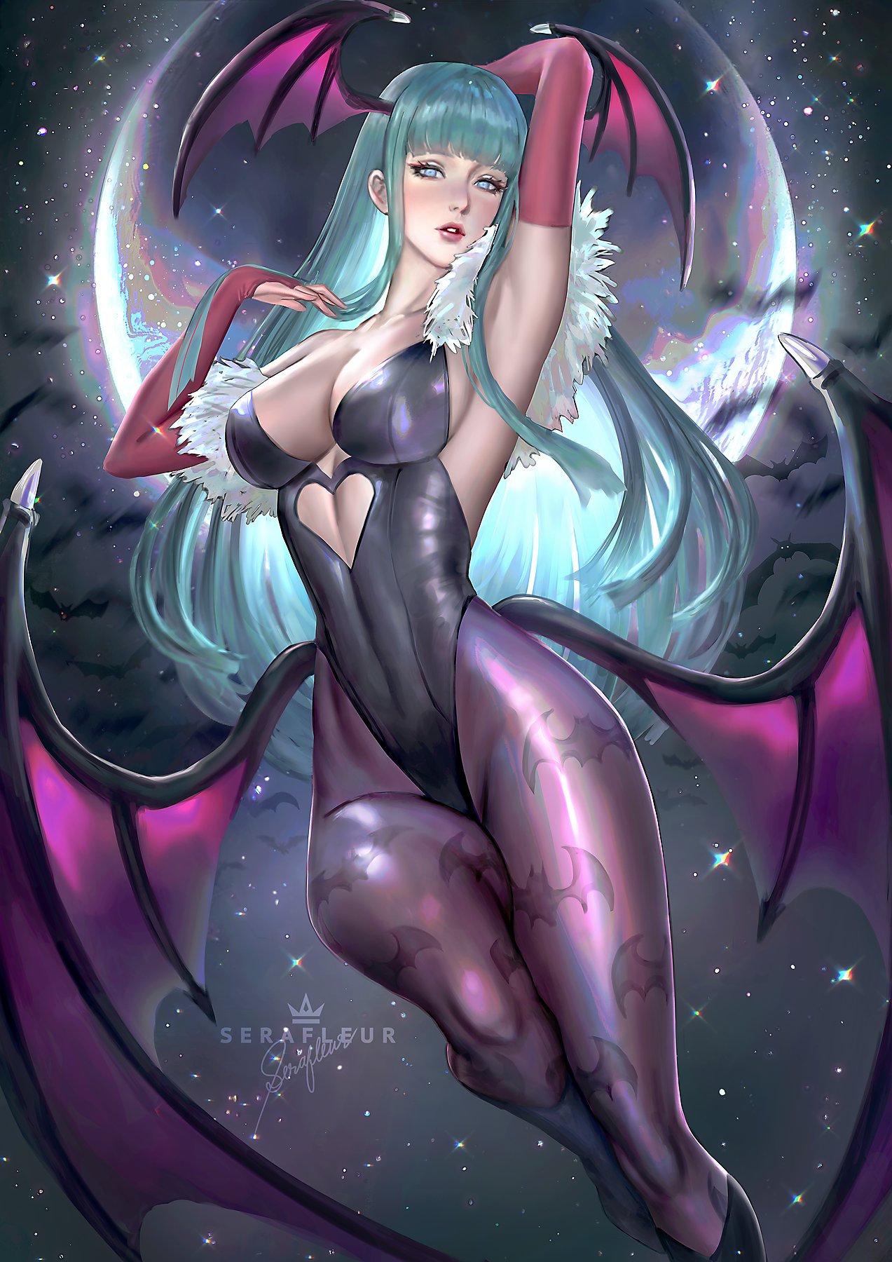 Morrigan Aensland (Darkstalkers) Rule 34 Image