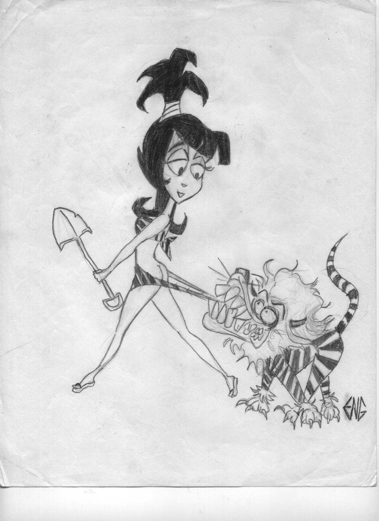 Lydia Deetz (Beetlejuice) Rule 34 Image