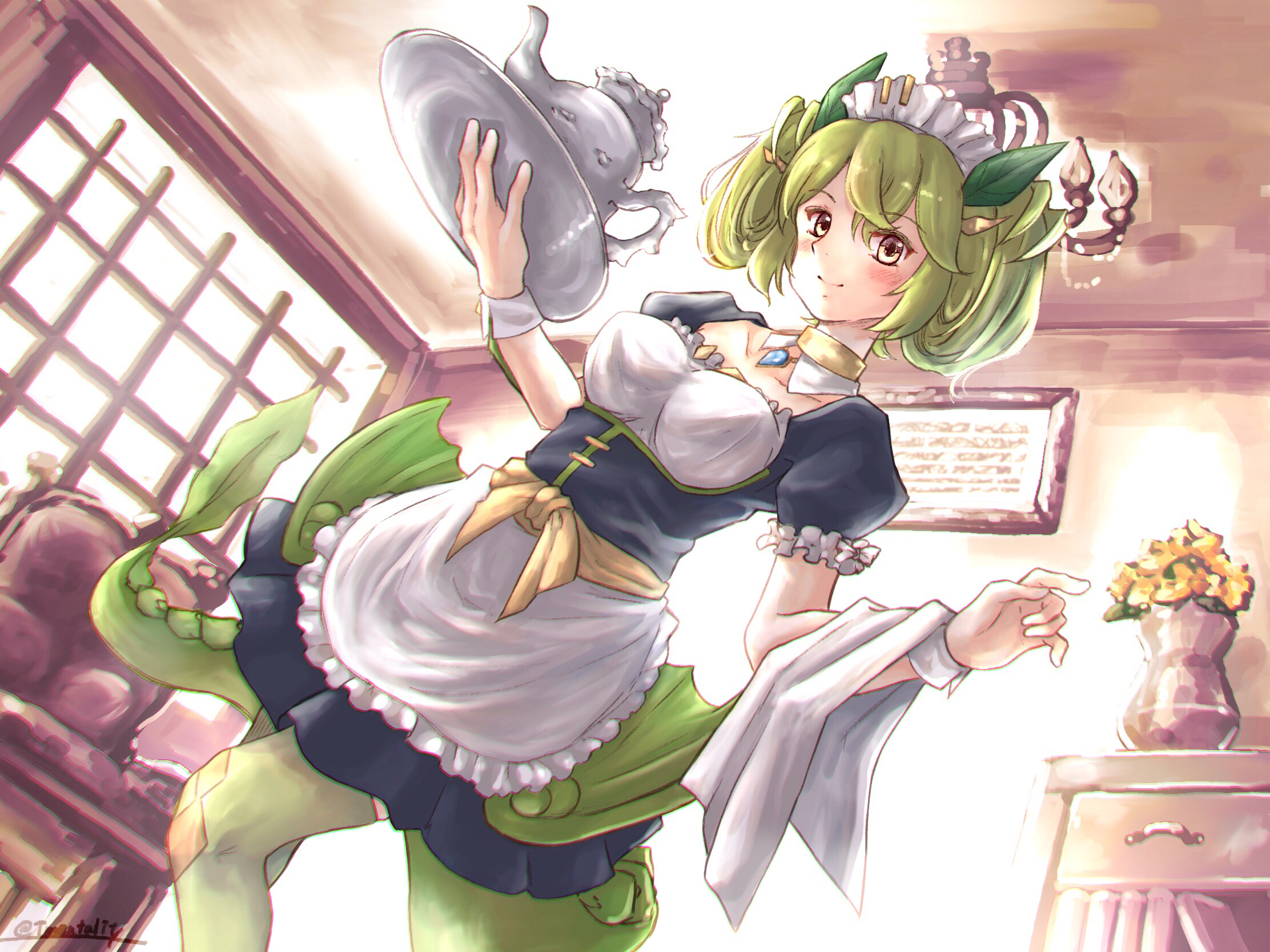 Parlor Dragonmaid (Yu-Gi-Oh!) Rule 34 Image