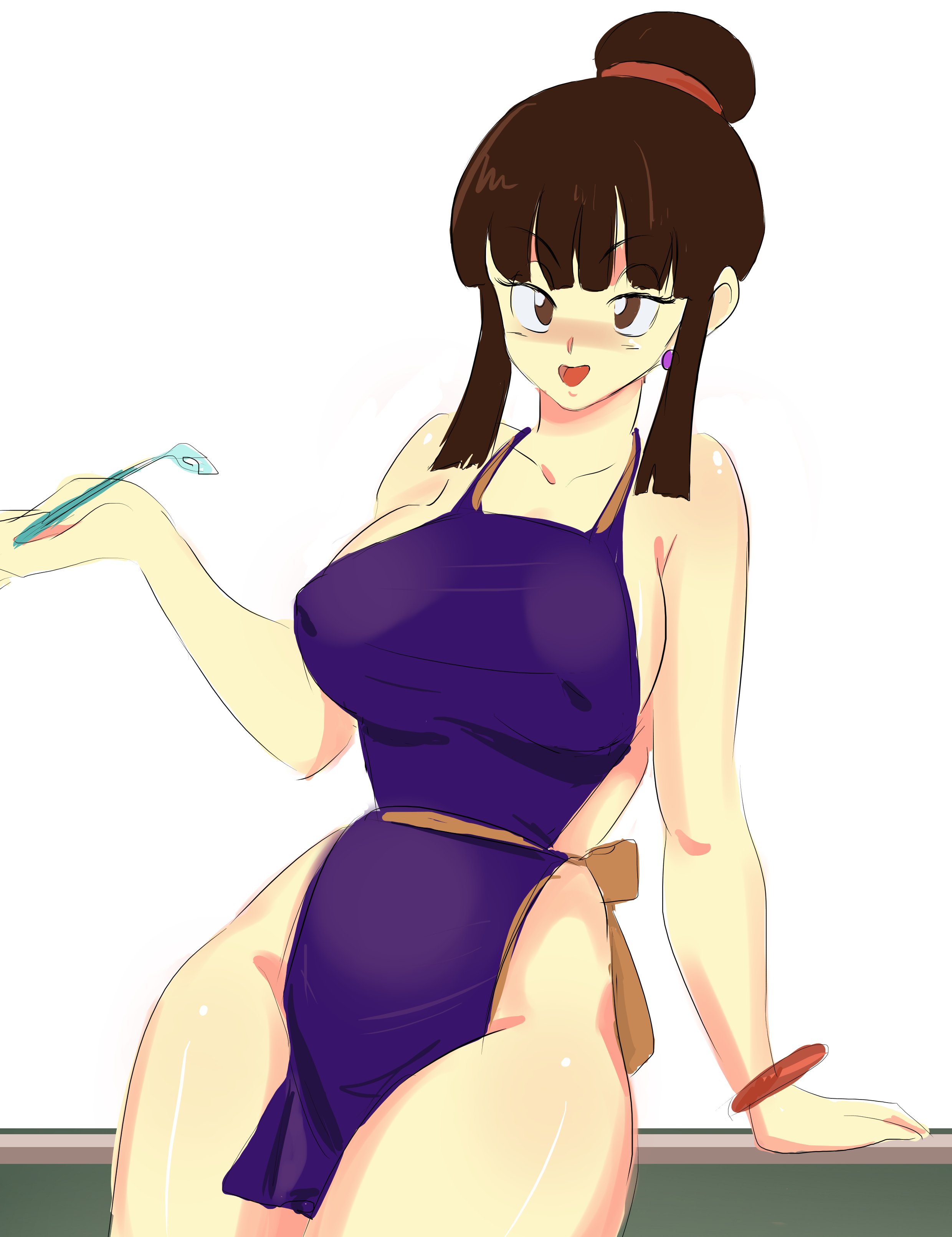 Chichi (Dragon Ball) Rule 34 Image
