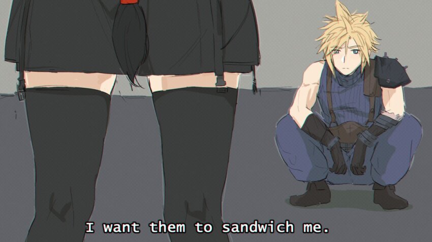 Cloud Strife (Final Fantasy) Rule 34 Image