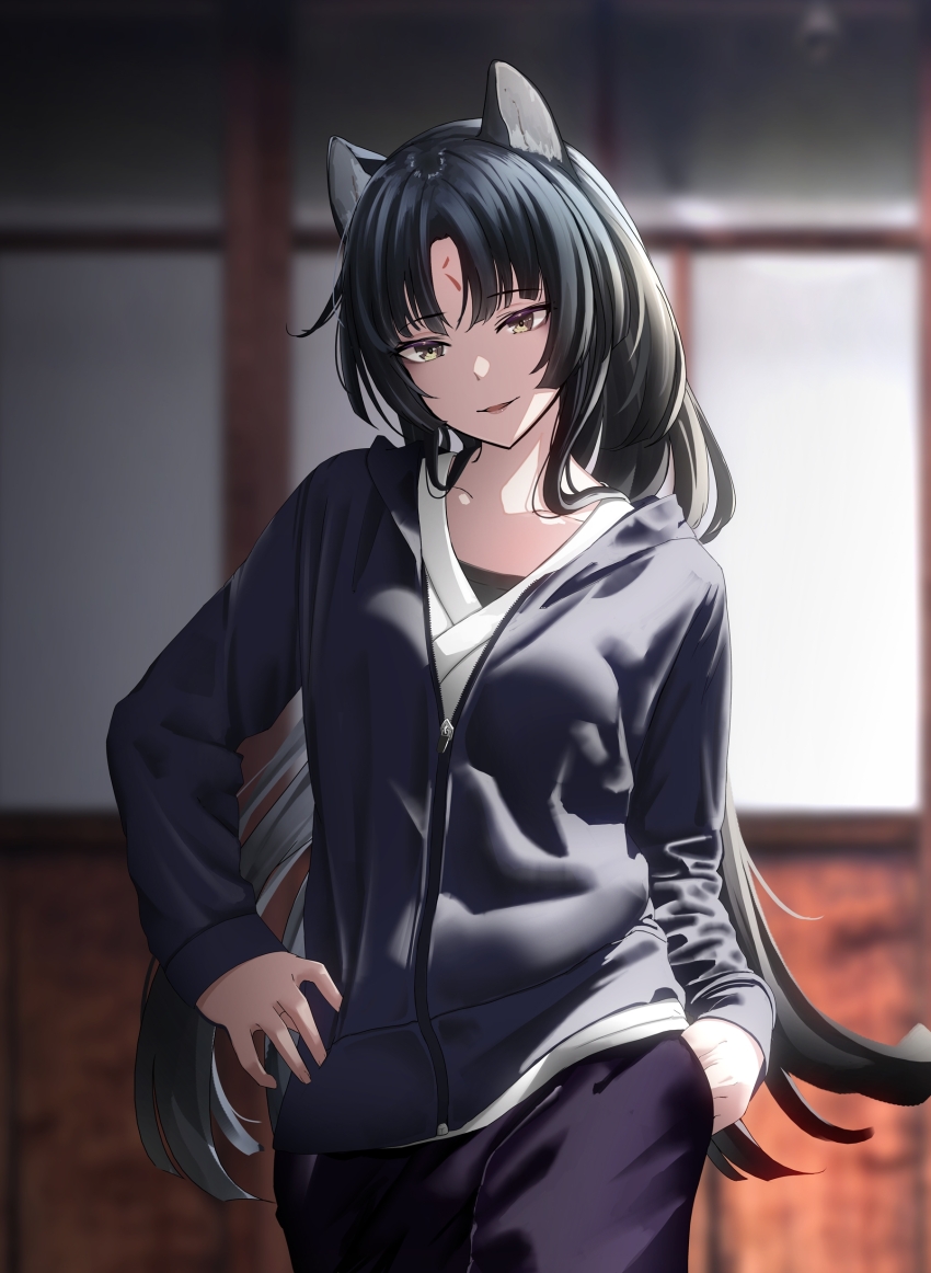 Saga (Arknights) Rule 34 Image